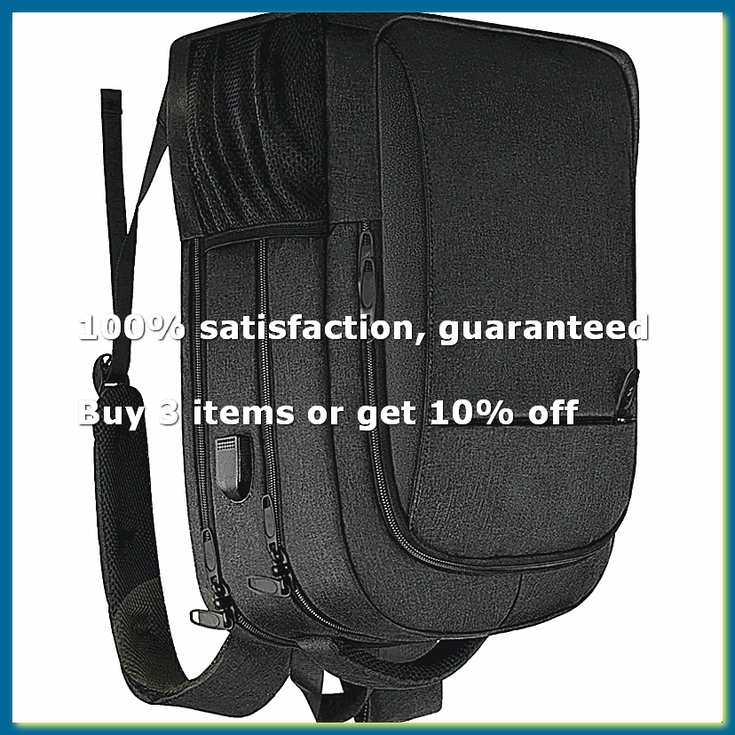 Travel Backpack Anti Theft - Duży plecak podróżny na laptopa, biznesowy,