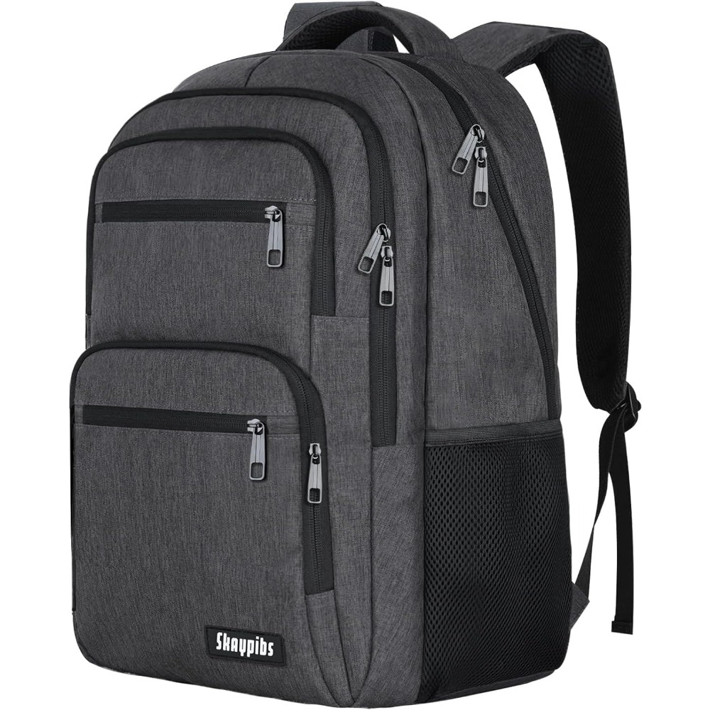 School Backpack Teen - Uniwersalny czarny plecak szkolny dla nastolatków,