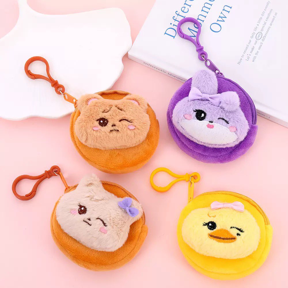 Mini Backpack Purse - Nowa Kawaii Pluszowa Portmonetka Brelok Uroczy