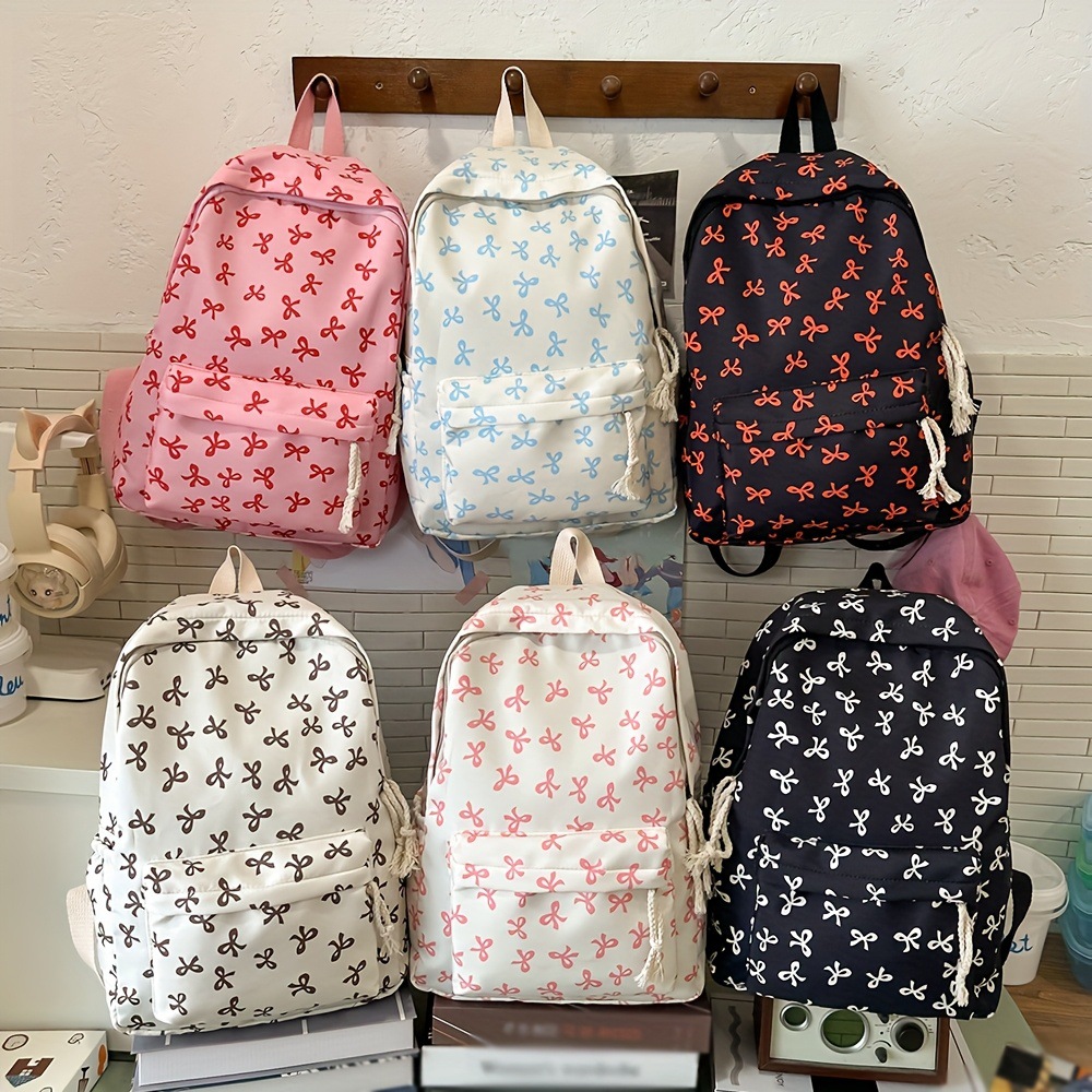 Fashion Backpack Women - Uroczy Plecak z Kokardką Wiosna Lato