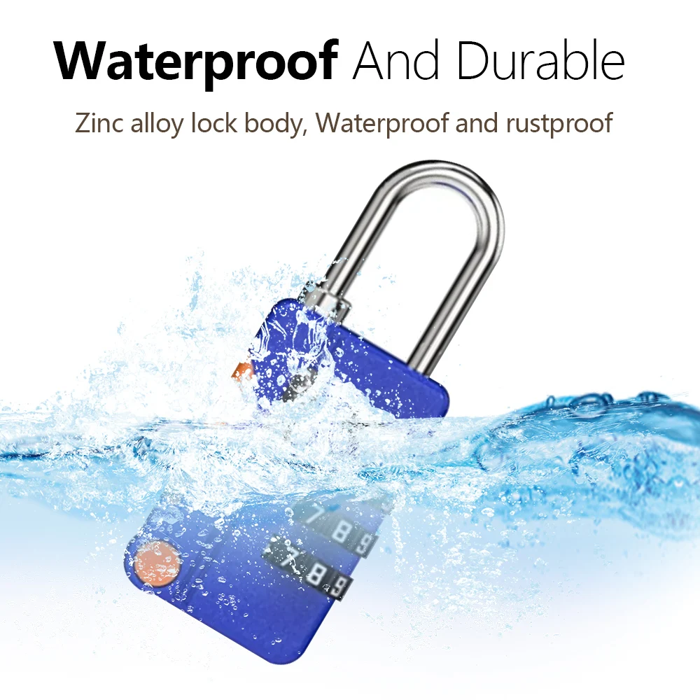 Travel Backpack Anti Theft - Bezkluczykowy zamek szyfrowy 4-cyfrowy do podróży,
