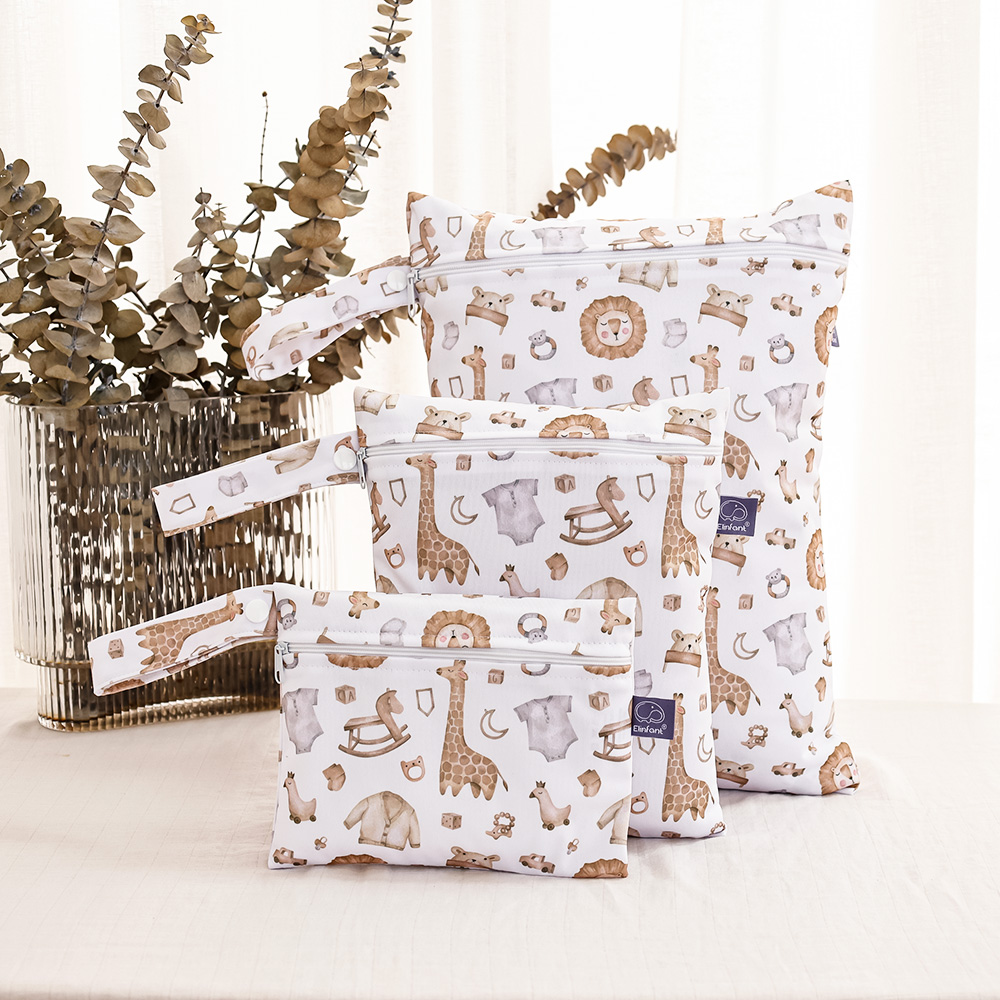 Backpack Diaper Bag - Elinfant 3PCS Kosmetyczka podróżna Wodoodporna torba