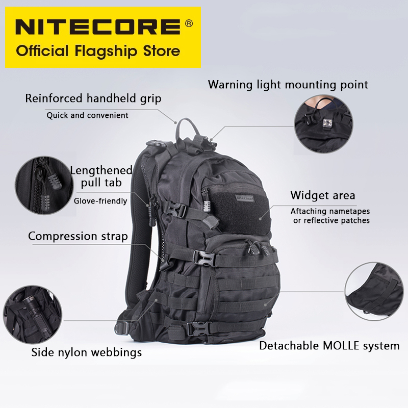NITECORE BP20 20L plecak podró – Rucksack Military Style recenzja i cena