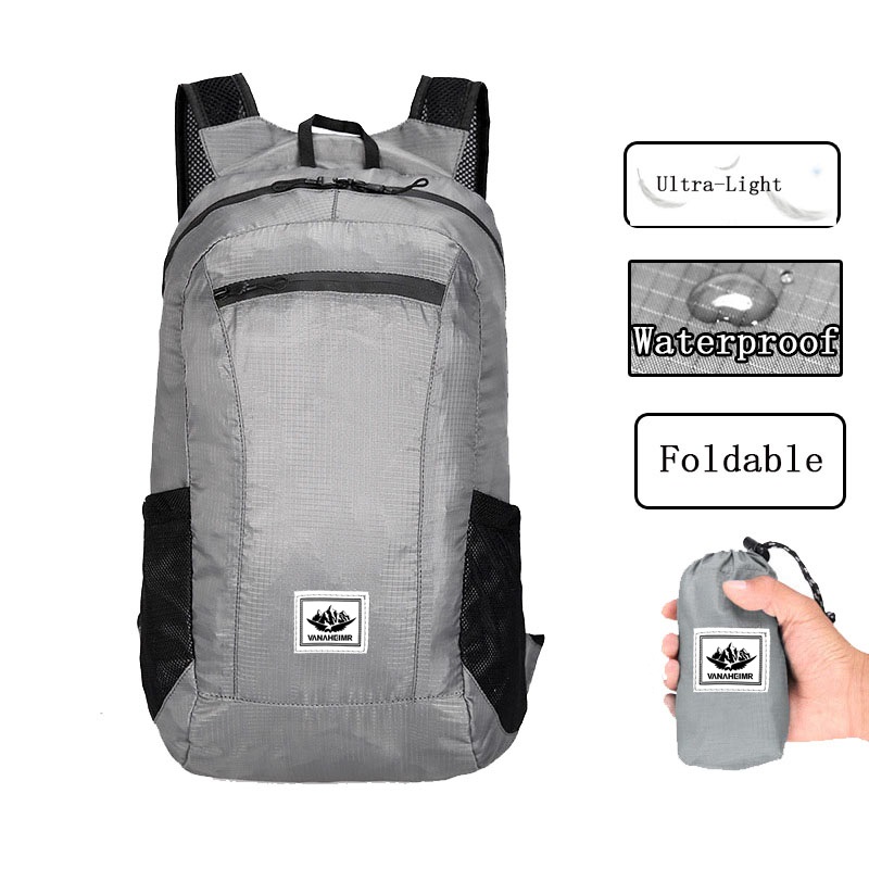 Torba turystyczna na zewnątrz  – Foldable Backpack Small recenzja i cena