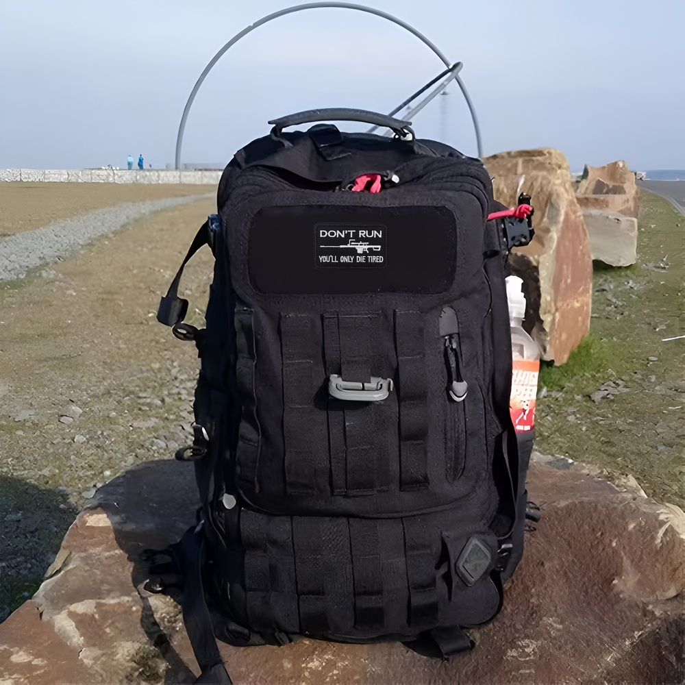 DON'T RUN Fun Meme Tactical Mo – Urban Backpack Tactical recenzja i cena