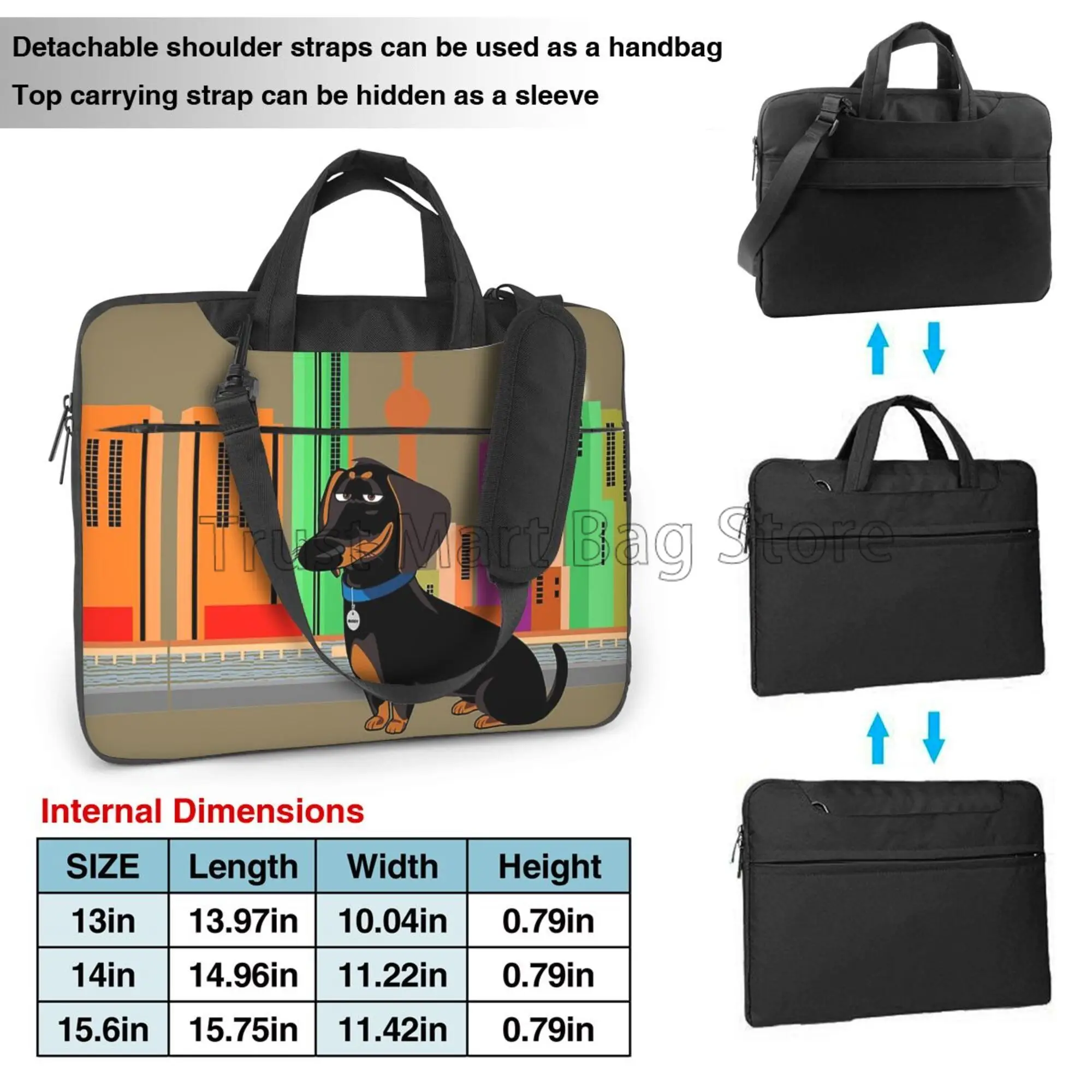 Urocze nadruk jamnika etui na  – Laptop Backpack 15.6 recenzja i cena