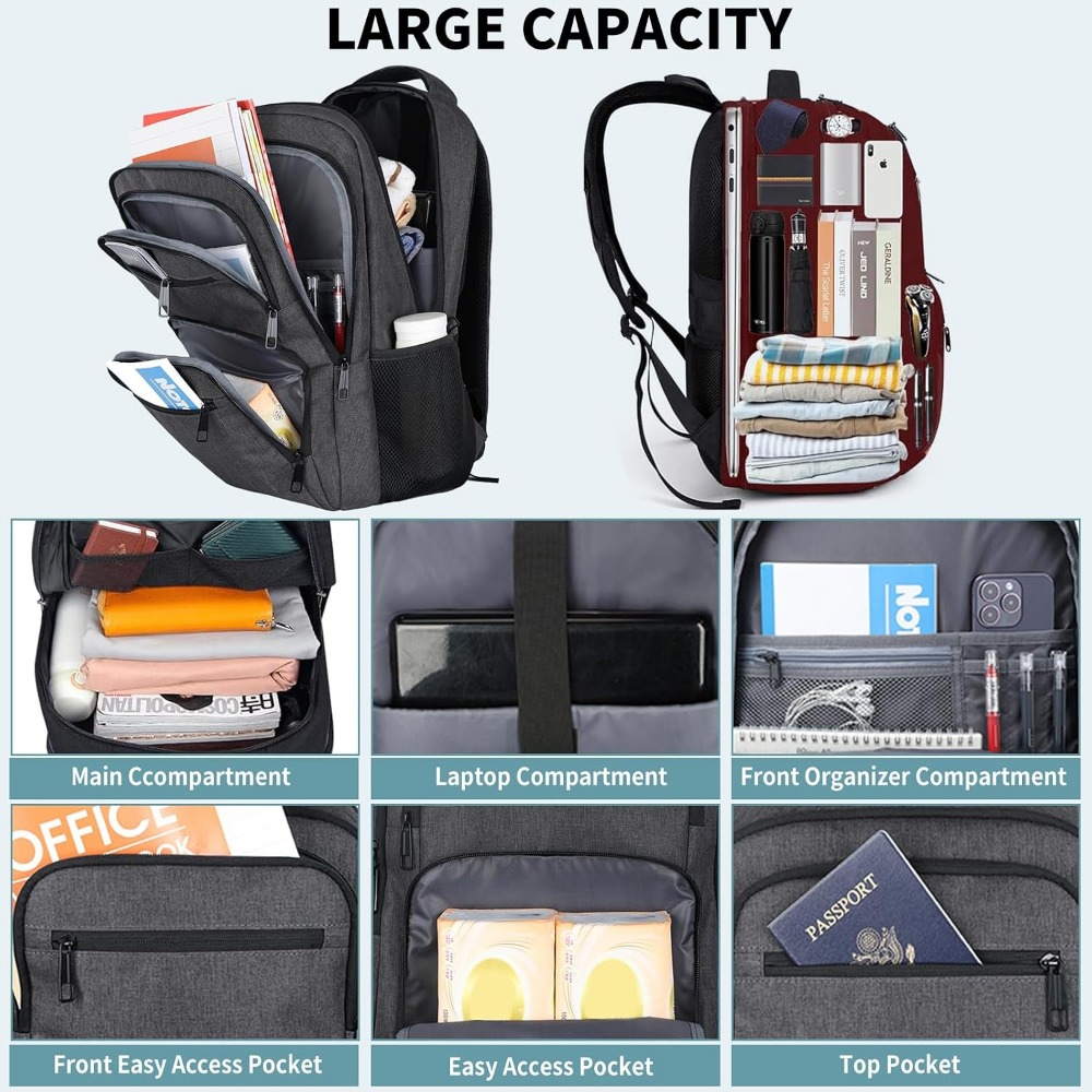 Uniwersalny czarny plecak szko – School Backpack Teen recenzja i cena