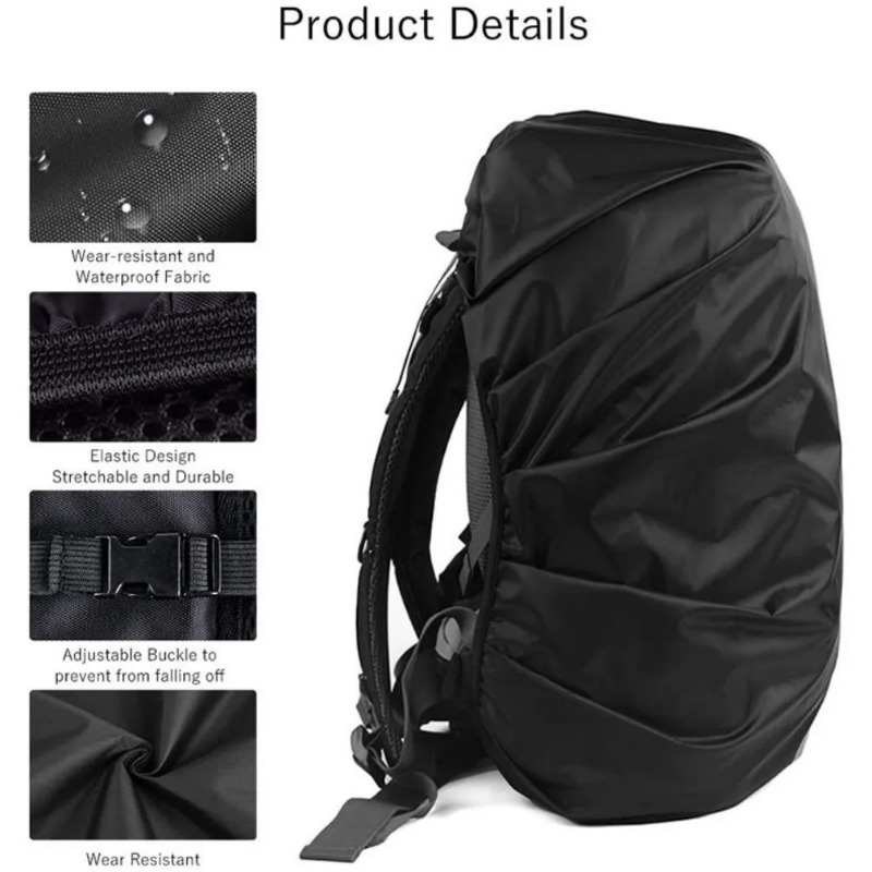 Odblaskowy wodoodporny plecak  – Rain Cover Backpack recenzja i cena
