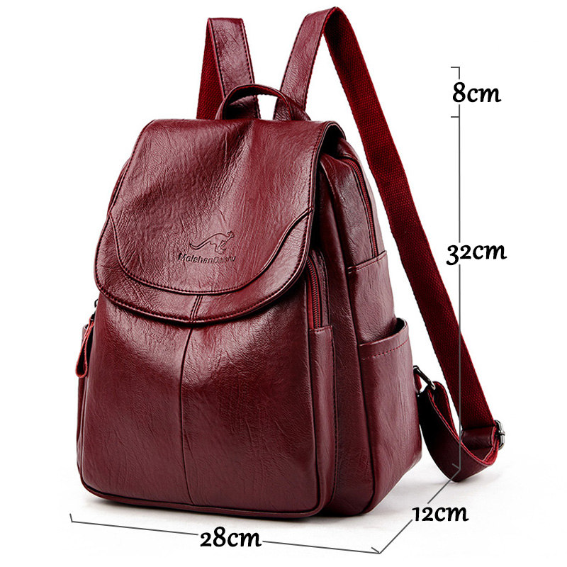 9 kolorów kobiet miękkie skórz – Leather Backpack Vintage recenzja i cena