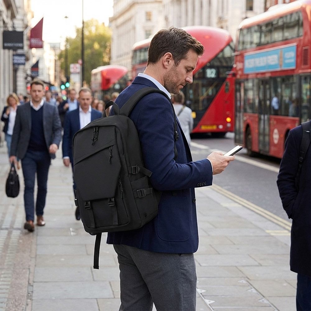 Modny męski plecak biznesowy,  – Canvas Backpack Casual recenzja i cena