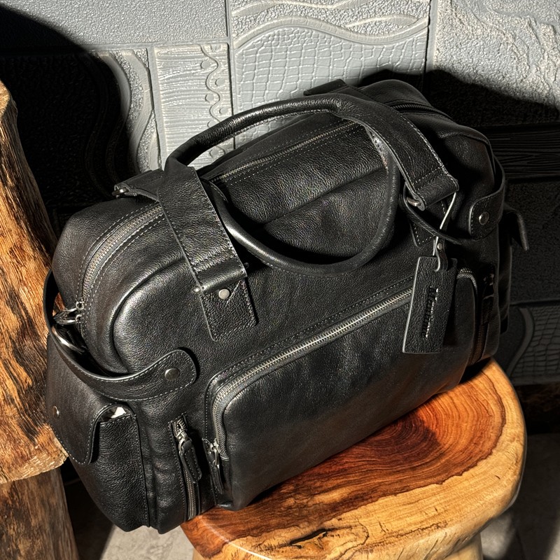 Vintage torba męska z gumką ze – Leather Backpack Vintage recenzja i cena