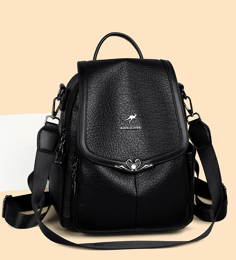 Nowy damski plecak 2026, duża  – Leather Backpack Vintage recenzja i cena