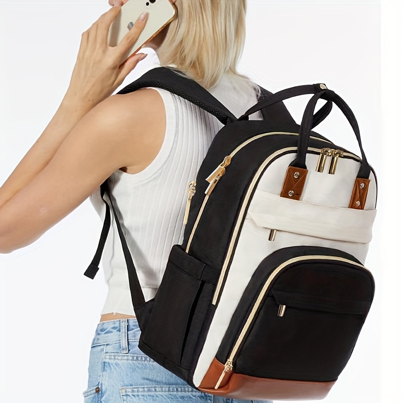 Damski dwukolorowy plecak na l – Laptop Backpack 15.6 recenzja i cena