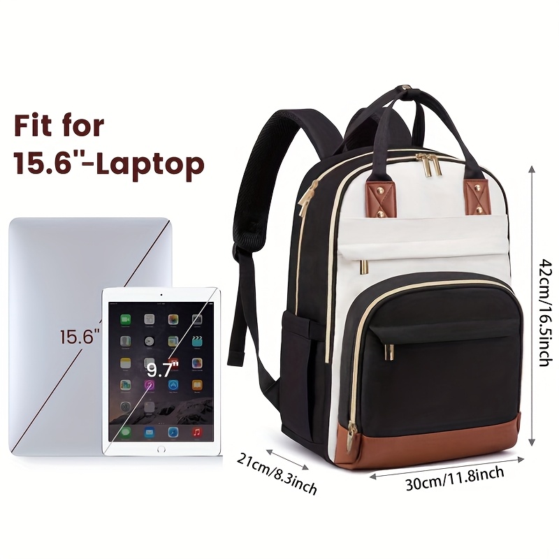 Damski dwukolorowy plecak na l – Laptop Backpack 15.6 recenzja i cena