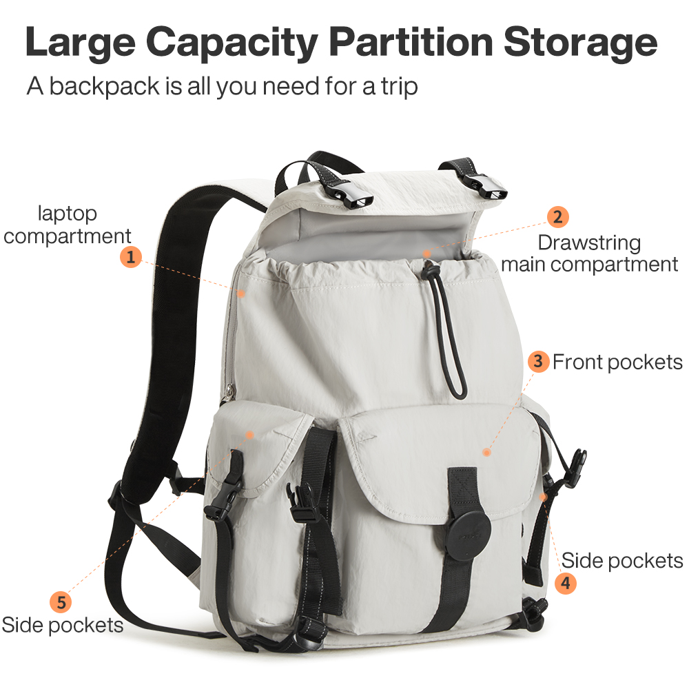 Plecak podróżny Mixi 18 cali,  – Hiking Backpack Waterproof recenzja i cena