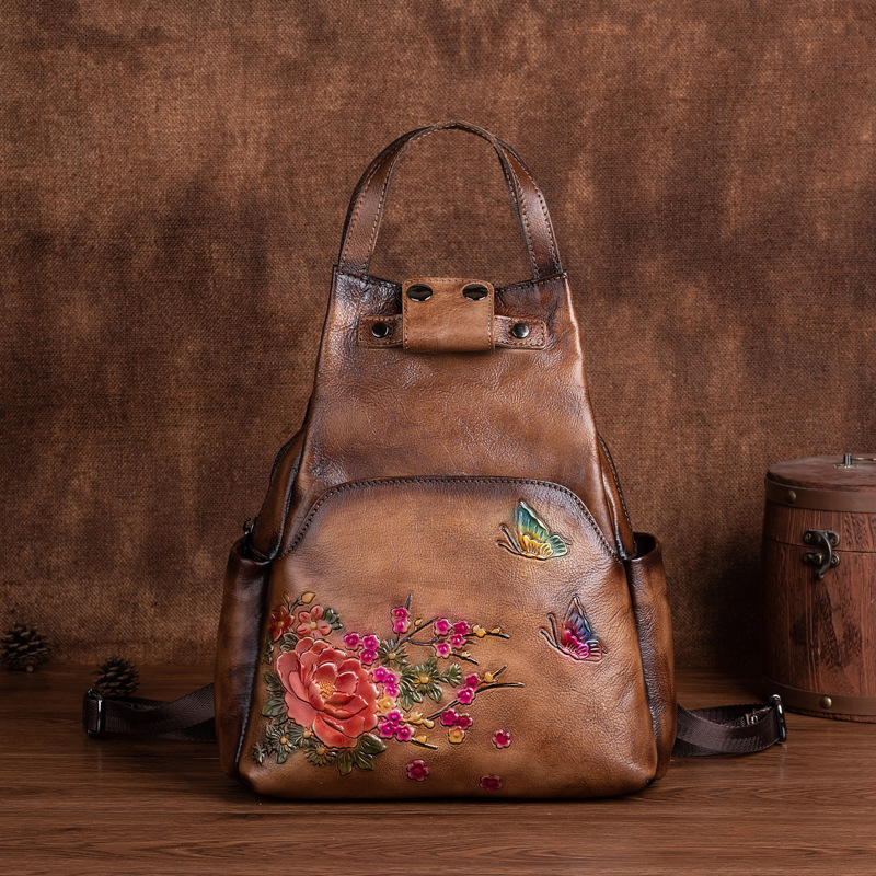 Johnature Torba na ramię z pra – Leather Backpack Vintage recenzja i cena