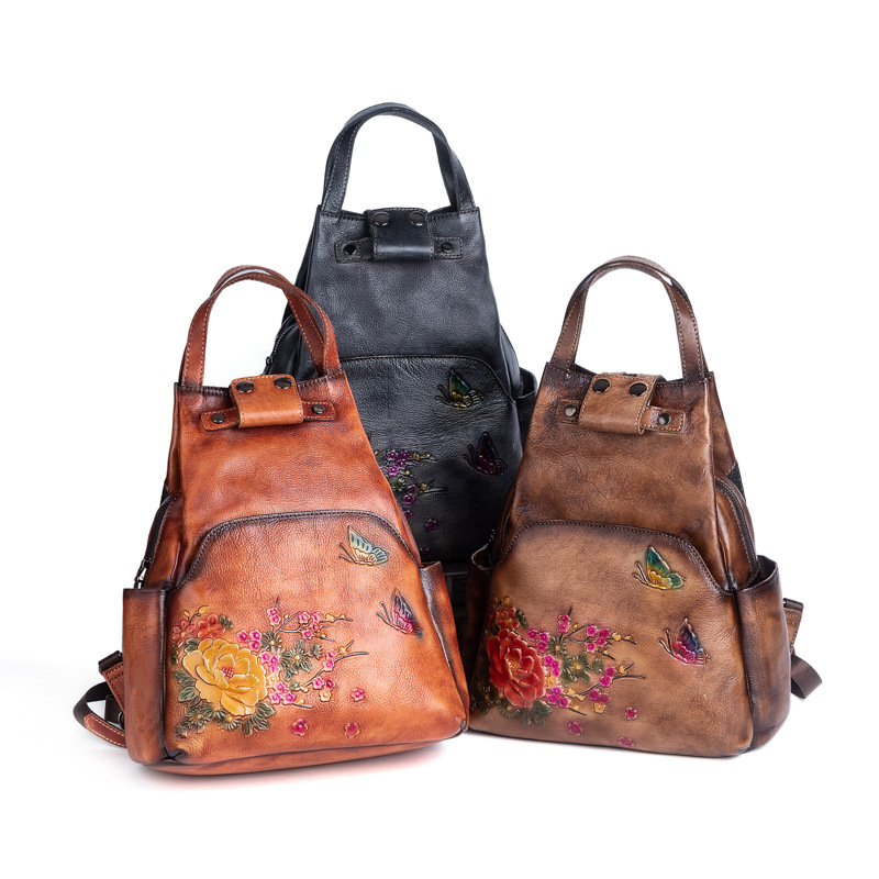 Johnature Torba na ramię z pra – Leather Backpack Vintage recenzja i cena