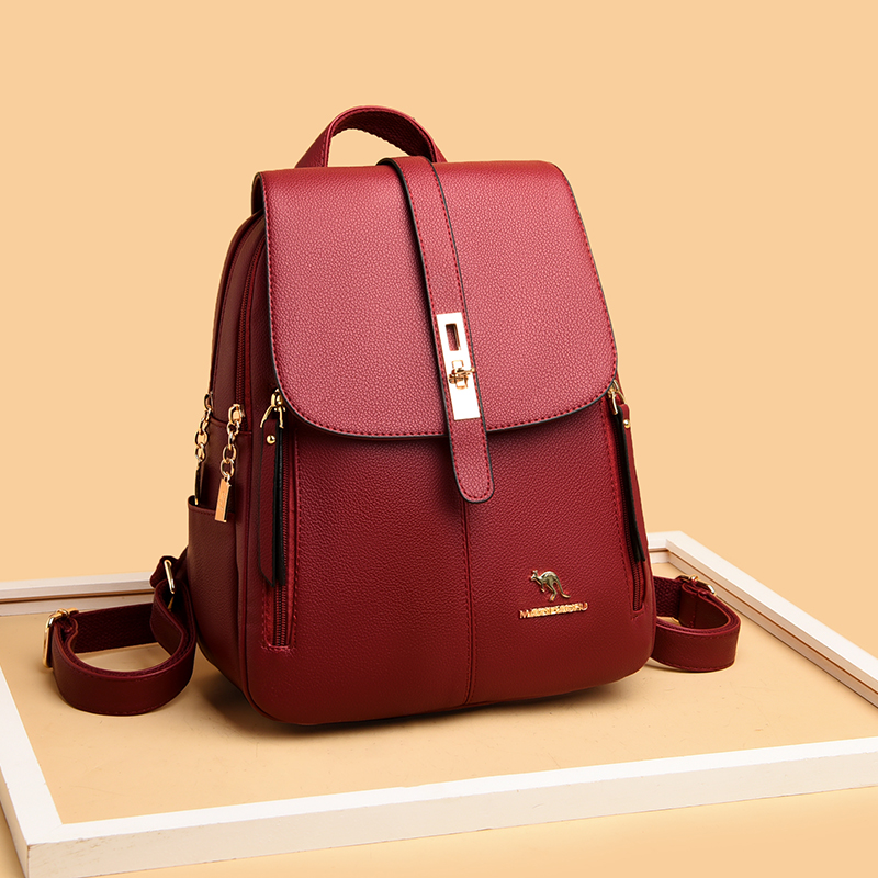 Luksusowe damskie skórzane ple – Leather Backpack Vintage recenzja i cena