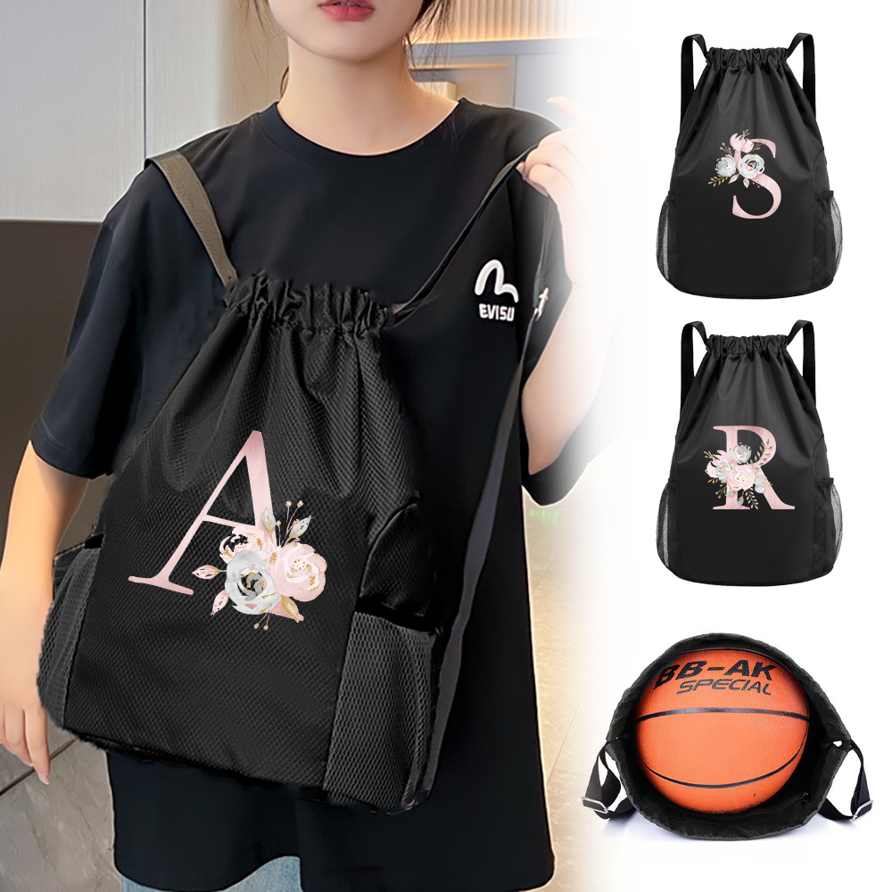 Czarna torba ze sznurkiem, ple – Drawstring Gym Bag recenzja i cena