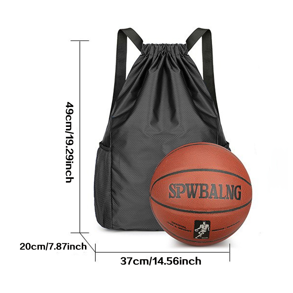 Czarna torba ze sznurkiem, ple – Drawstring Gym Bag recenzja i cena