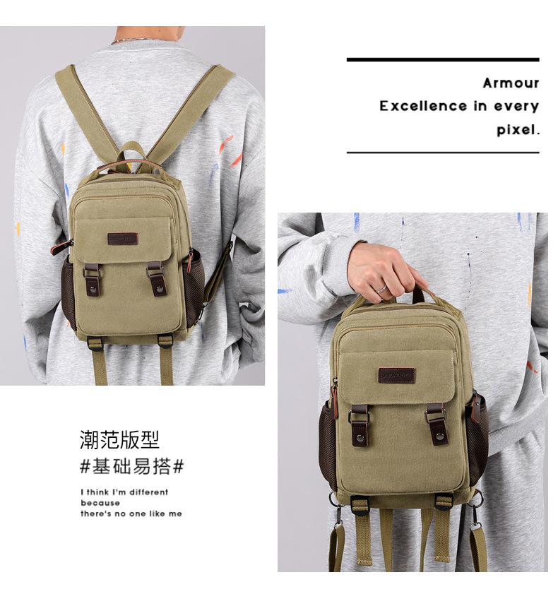 Nowa płócienna torba na klatkę – Canvas Backpack Casual recenzja i cena