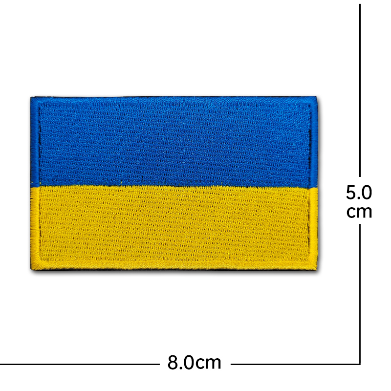 Niebieski żółty flaga odznaka  – Rucksack Military Style recenzja i cena