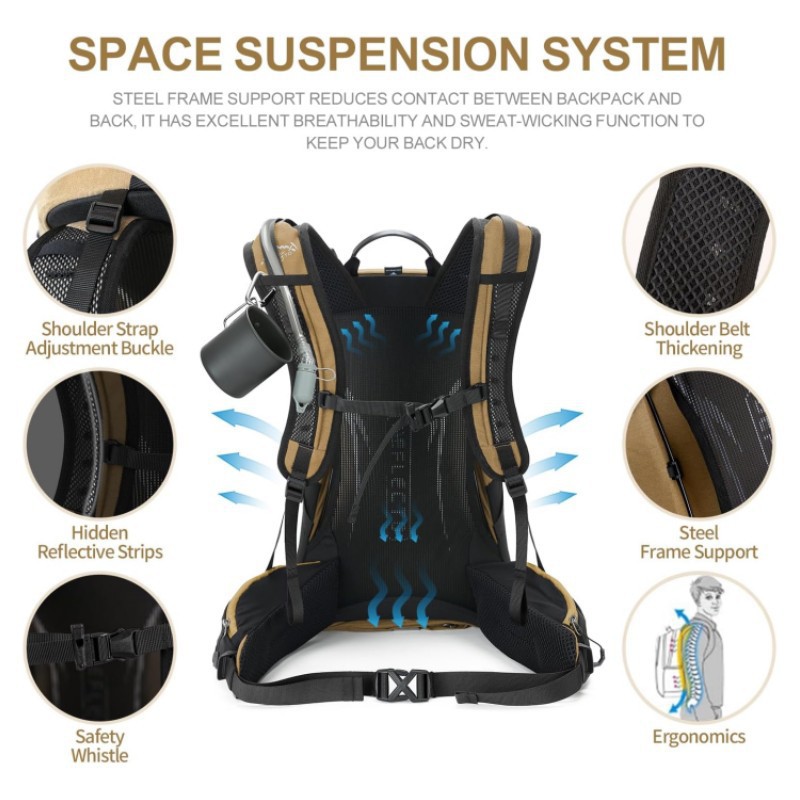Duży, wodoodporny, odporny na  – Hiking Backpack Waterproof recenzja i cena
