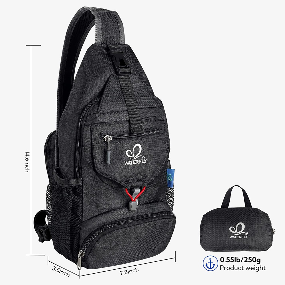 WATERFLY Torba na klatkę piers – Sling Backpack Shoulder recenzja i cena