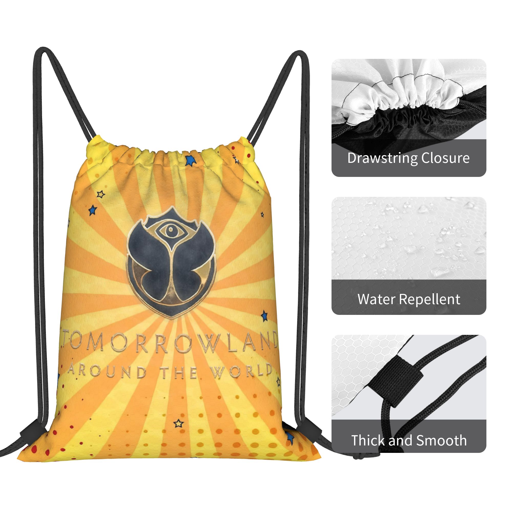 Worki ze sznurkiem na festiwal – Drawstring Gym Bag recenzja i cena