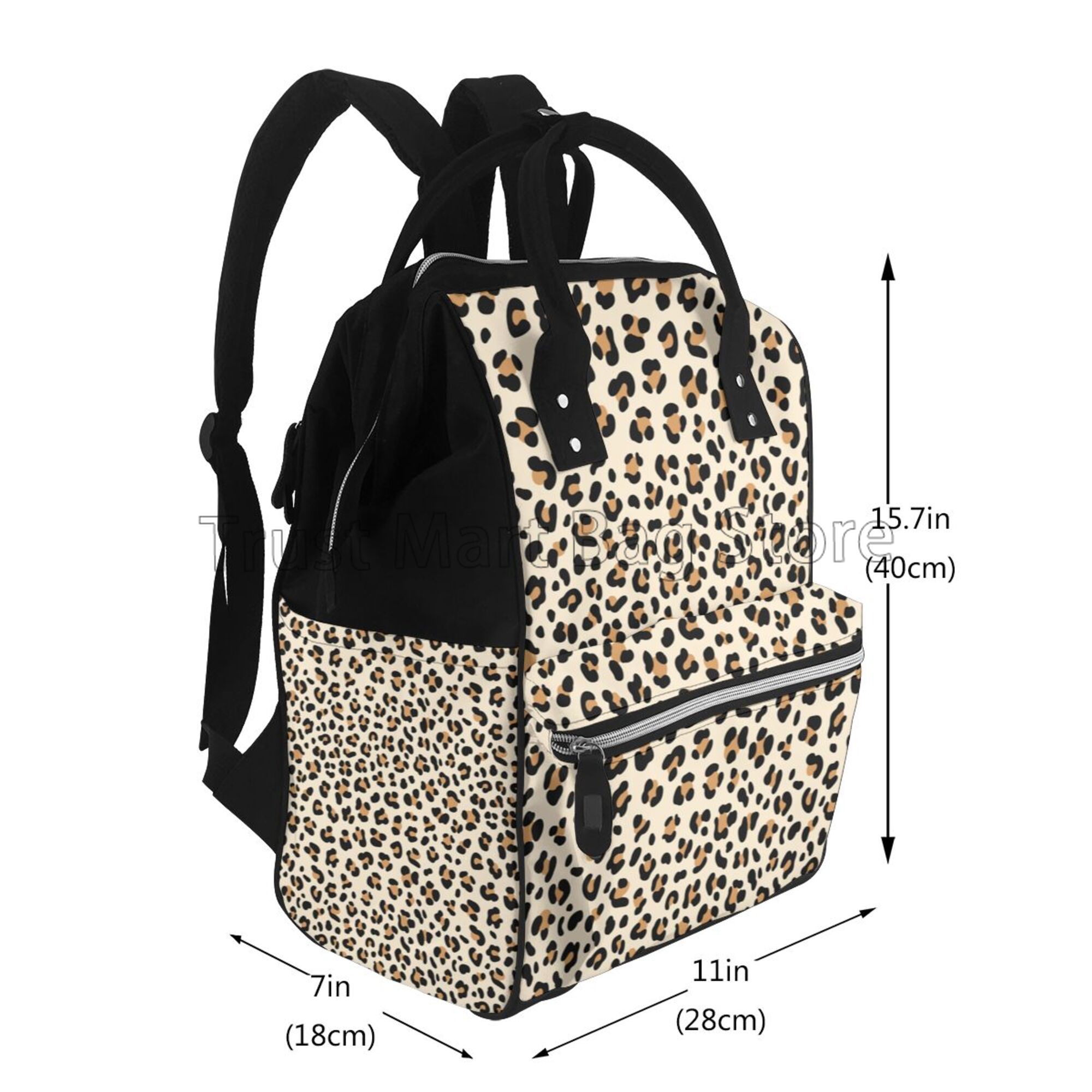 Wzór w cętki torba na pieluchy – Backpack Diaper Bag recenzja i cena
