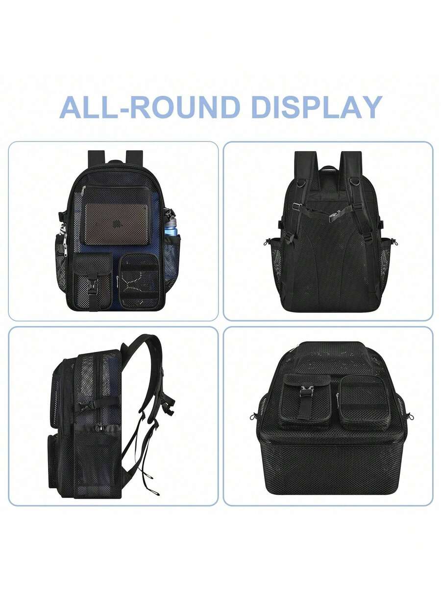Plecak z siatką 36L, duży, wyt – Canvas Backpack Casual recenzja i cena
